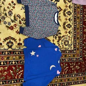 Crewcuts Floral and Starry Kids Sweatshirts